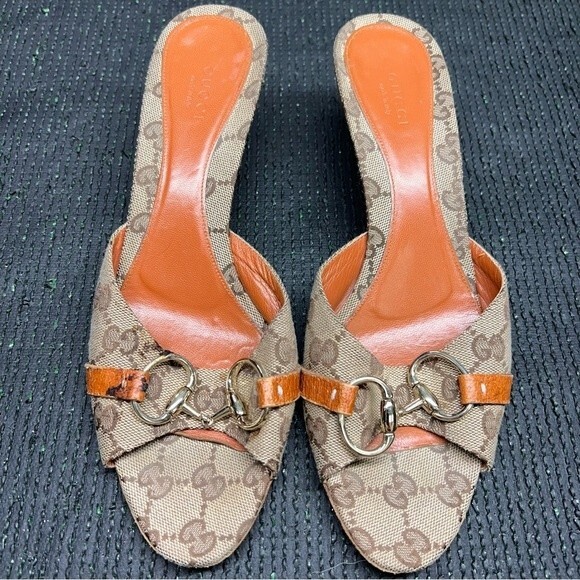 Gucci Open Toe Heels Size 8.5 - Picture 2 of 12